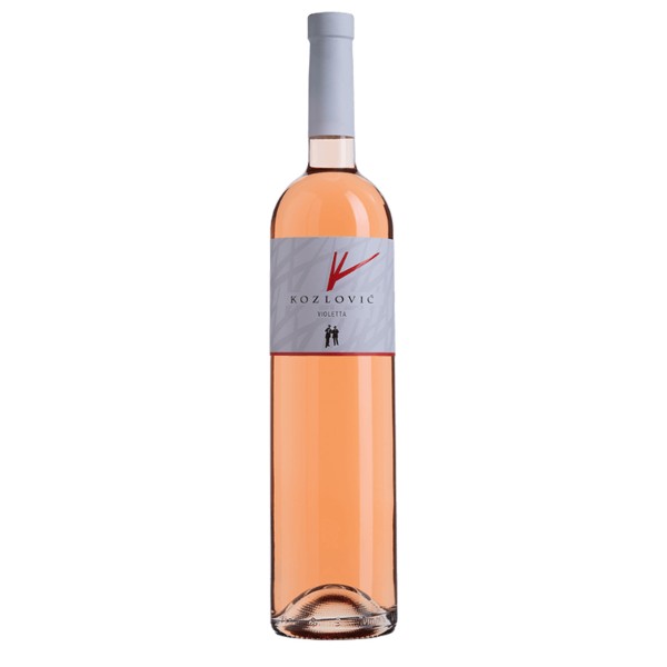 Flasche Violetta Kozlovic, Roséwein aus Istrien