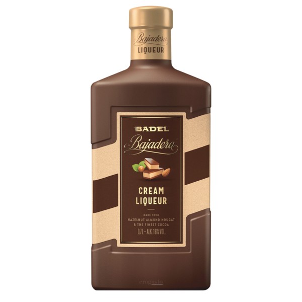 Flasche Badel Bajadera cream liqueur