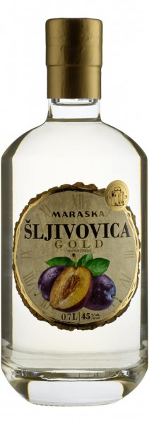 Sljivovica Gold - Maraska Pflaumenbrand 45% vol (0,7 l)